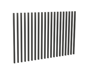 Steel or aluminium picket infill